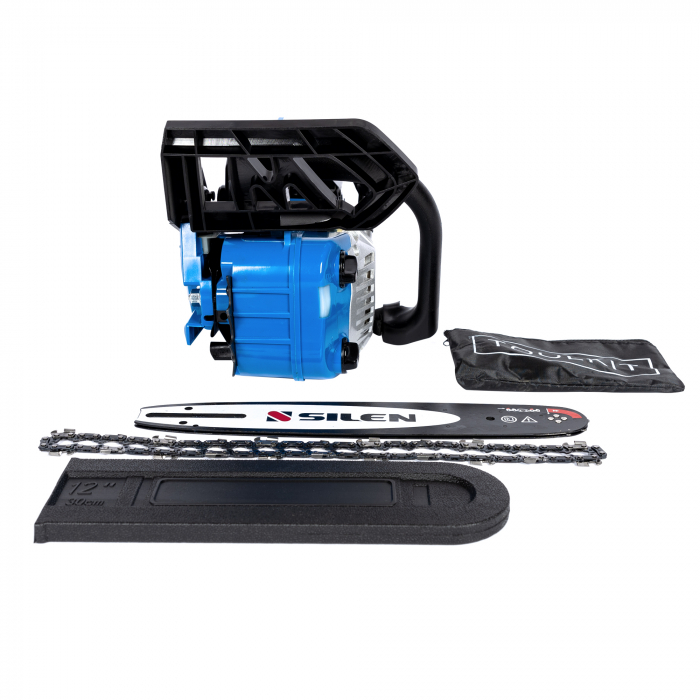 Drujba pentru constructii Silen, 2T, 25CC, 1.2CP, 11000 RPM,lama 30 cm, lant, pornire rapida [3]