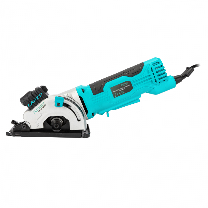 Fierastrau circular electric de mana 480 W, 3500 rpm, 85 mm, laser pentru ghidare, Detoolz DZ-SE101 [2]