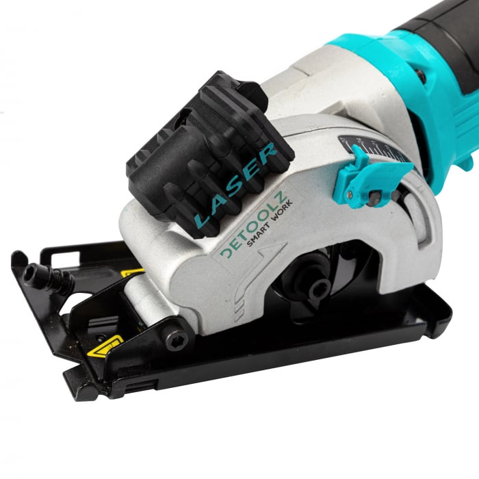 Fierastrau circular electric de mana 480 W, 3500 rpm, 85 mm, laser pentru ghidare, Detoolz DZ-SE101 [3]