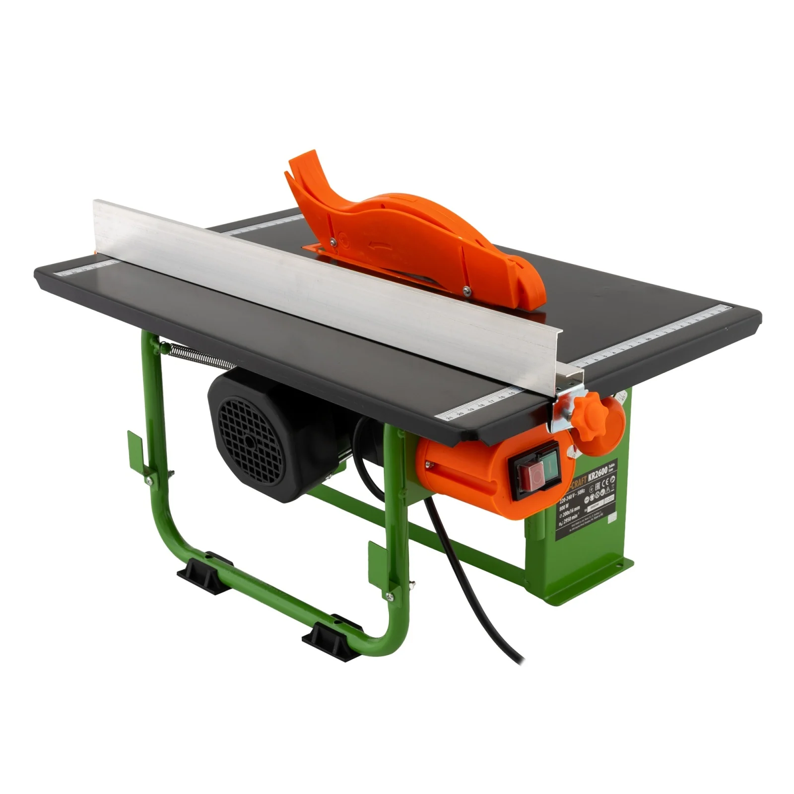 Fierastrau circular stationar ProCraft KR2600, 800W, 2950 RPM, disc 200 mm, masa 305 x 305 mm [2]