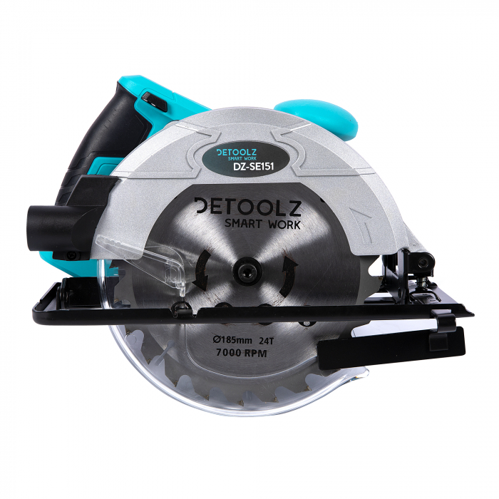 Fierastrau electric circular de mana 1500W, 185mm, Detoolz DZ-SE151 [2]