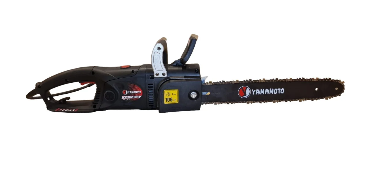 Fierastrau electric cu lant YAMAMOTO YM2400, drujba electrica 2400W,s Viteza de rotatie 14 m/s, Lama 40cm [2]