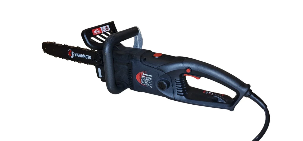 Fierastrau electric cu lant YAMAMOTO YM2400, drujba electrica 2400W,s Viteza de rotatie 14 m/s, Lama 40cm [4]