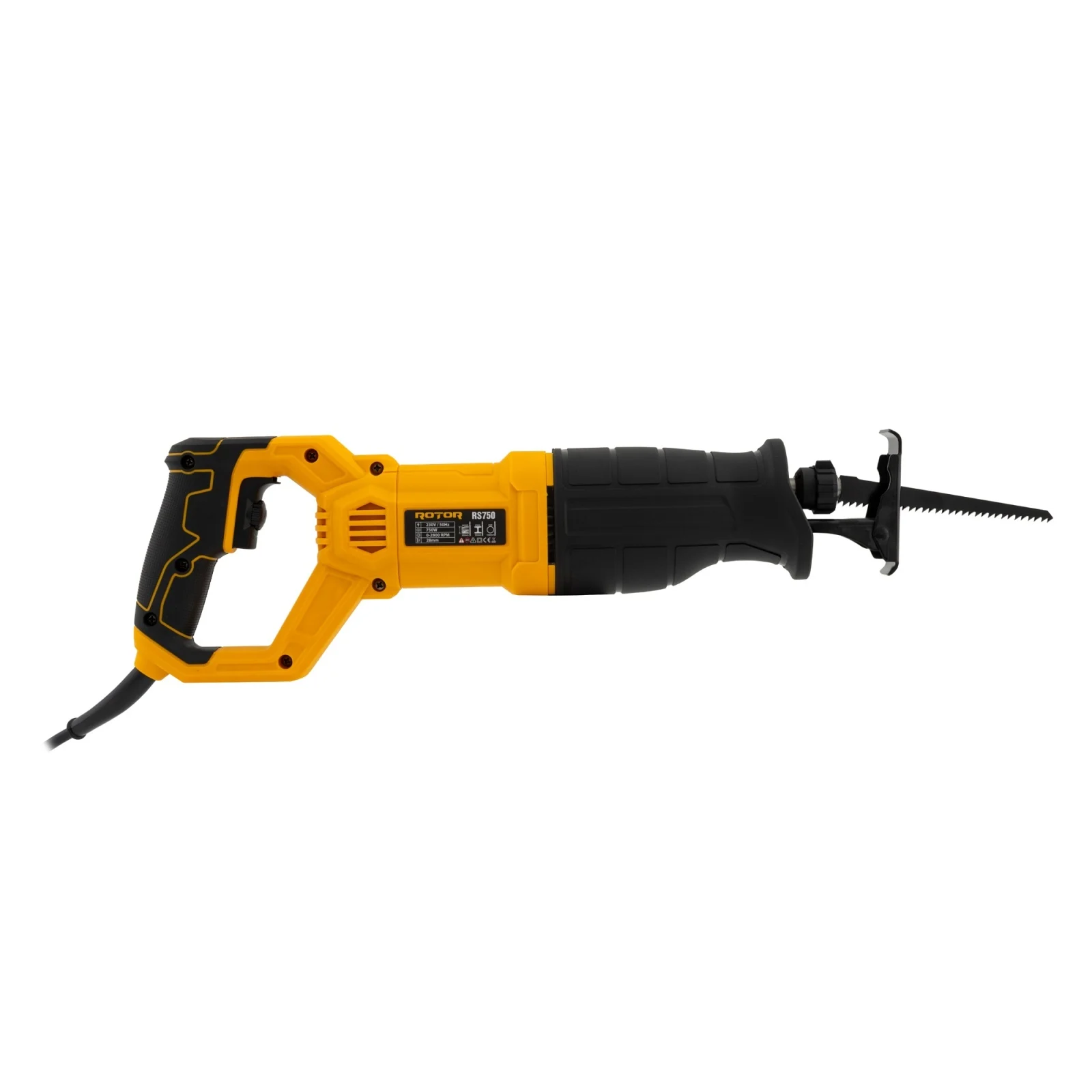 Fierastrau Sabie ROTOR RS750, 750W, 2800 RPM, Lama 28 cm, pentru Lemn, Metal si PVC [5]