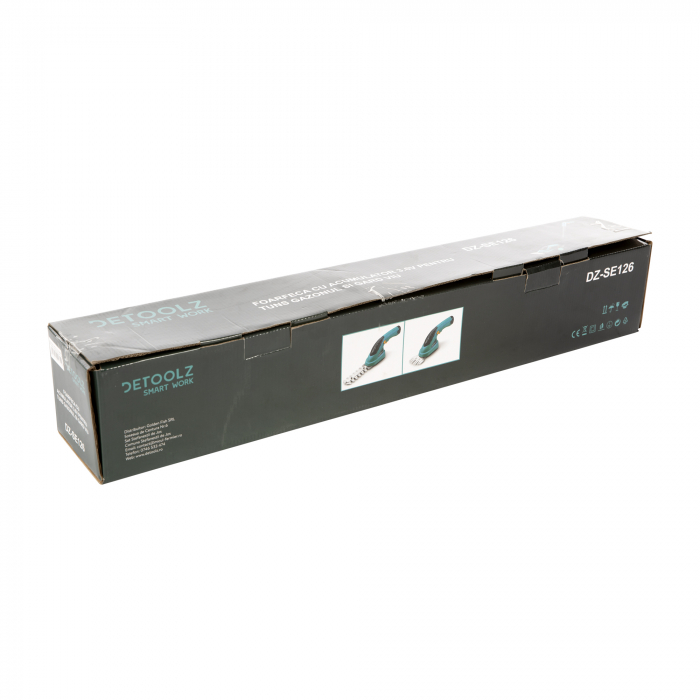 Foarfeca cu acumulator gazon si gard viu, maner telescopic, detasabil, 3.6V, DeToolz DZ-SE126 [5]
