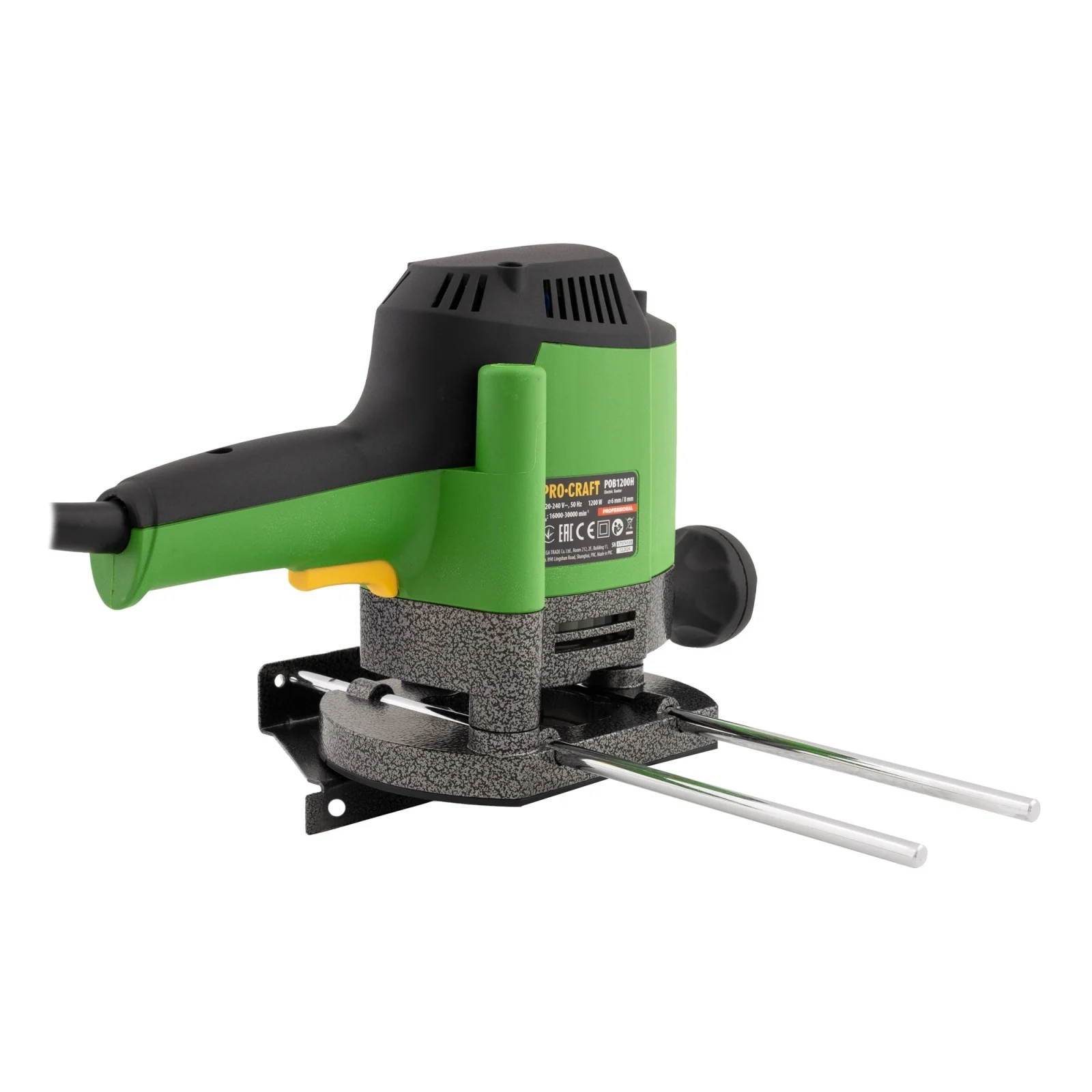 Freza Lemn PROCRAFT POB1200H, 1200W, Viteza Variabila 16000-30000 RPM [7]