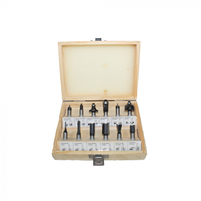 Freza pentru lemn PROCRAFT POB1700,1700 W, 16000-30000 rpm, 50 mm cu set 12 freze pentru lemn [2]