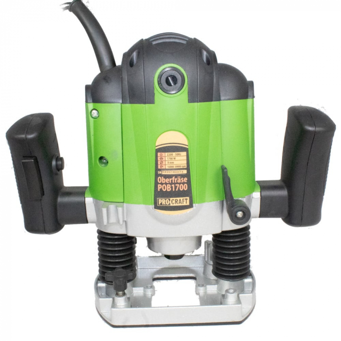 Freza pentru lemn PROCRAFT POB1700,1700 W, 16000-30000 rpm, 50 mm cu set 12 freze pentru lemn [3]