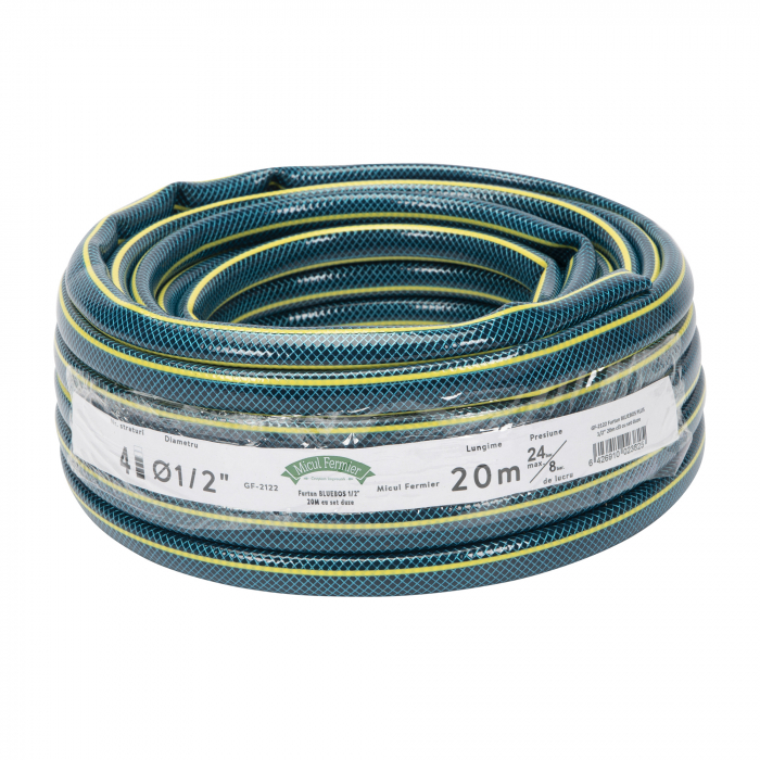 Furtun Bluebos Plus, 1/2 inch, 20m, cu Set Duze, Inserție, Micul Fermier, GF-2122 [2]