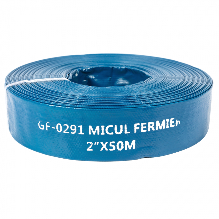 Furtun pentru Irigare Flat PVC, 2 inch, 50 m, Micul Fermier GF-0291 [2]