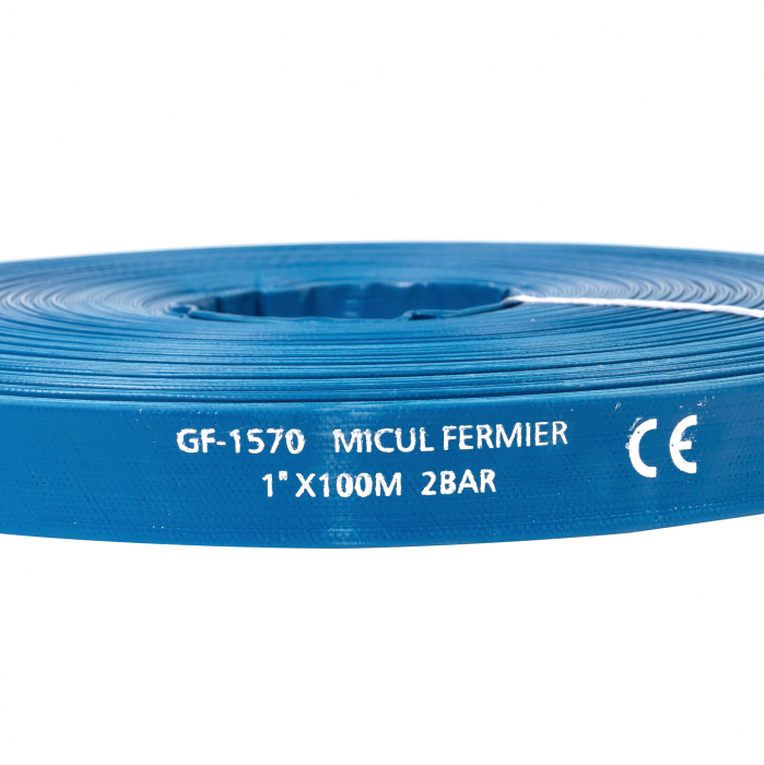 Furtunul apa refulare Flat PVC, 1", 100m, Micul Fermier GF-1570 [3]