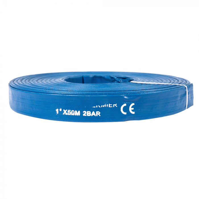 Furtunul apa refulare Flat PVC, 1", 50 m, Micul Fermier GF-1424 [3]