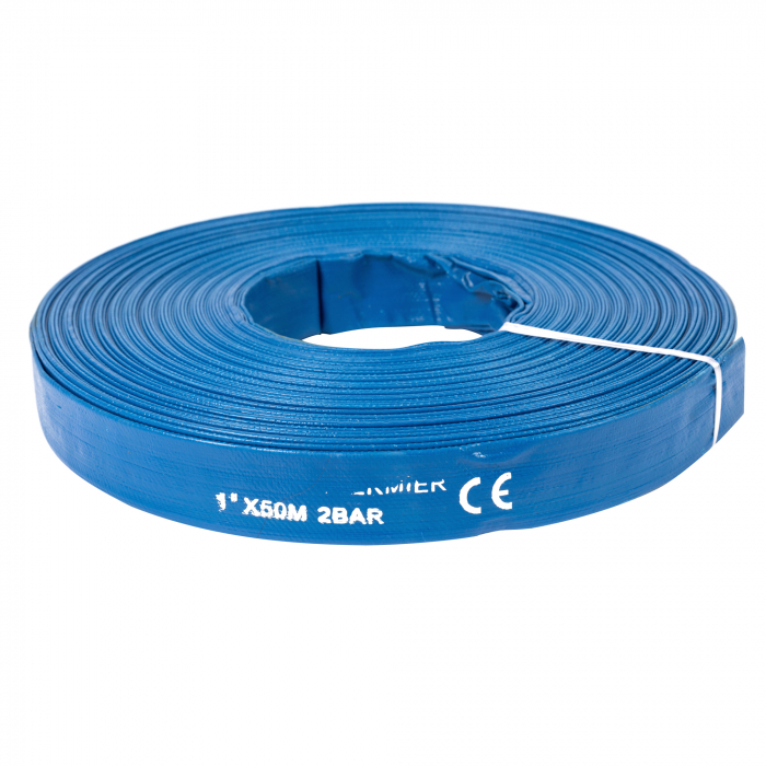 Furtunul apa refulare Flat PVC, 1", 50 m, Micul Fermier GF-1424 [2]