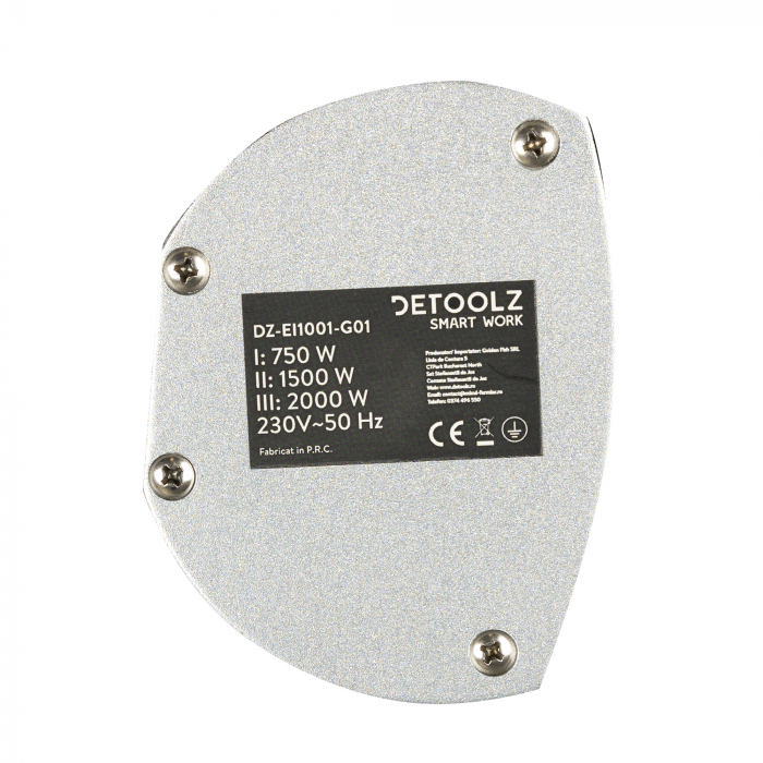 Incalzitor pentru terasa 2KW, 3 trepte de putere, inaltime ajustabila pana la 2.1m, cu telecomanda,  Detoolz DZ-EI1001-G01 [7]