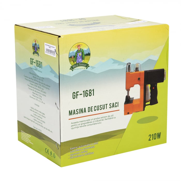 Masina de cusut saci 210W, Micul Fermier GF-1681 [7]
