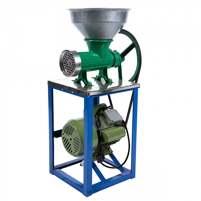 Mașina de Tocat Carne cu Măsuță și Motor Electric 750W, Micul Fermier GF-2201 [7]
