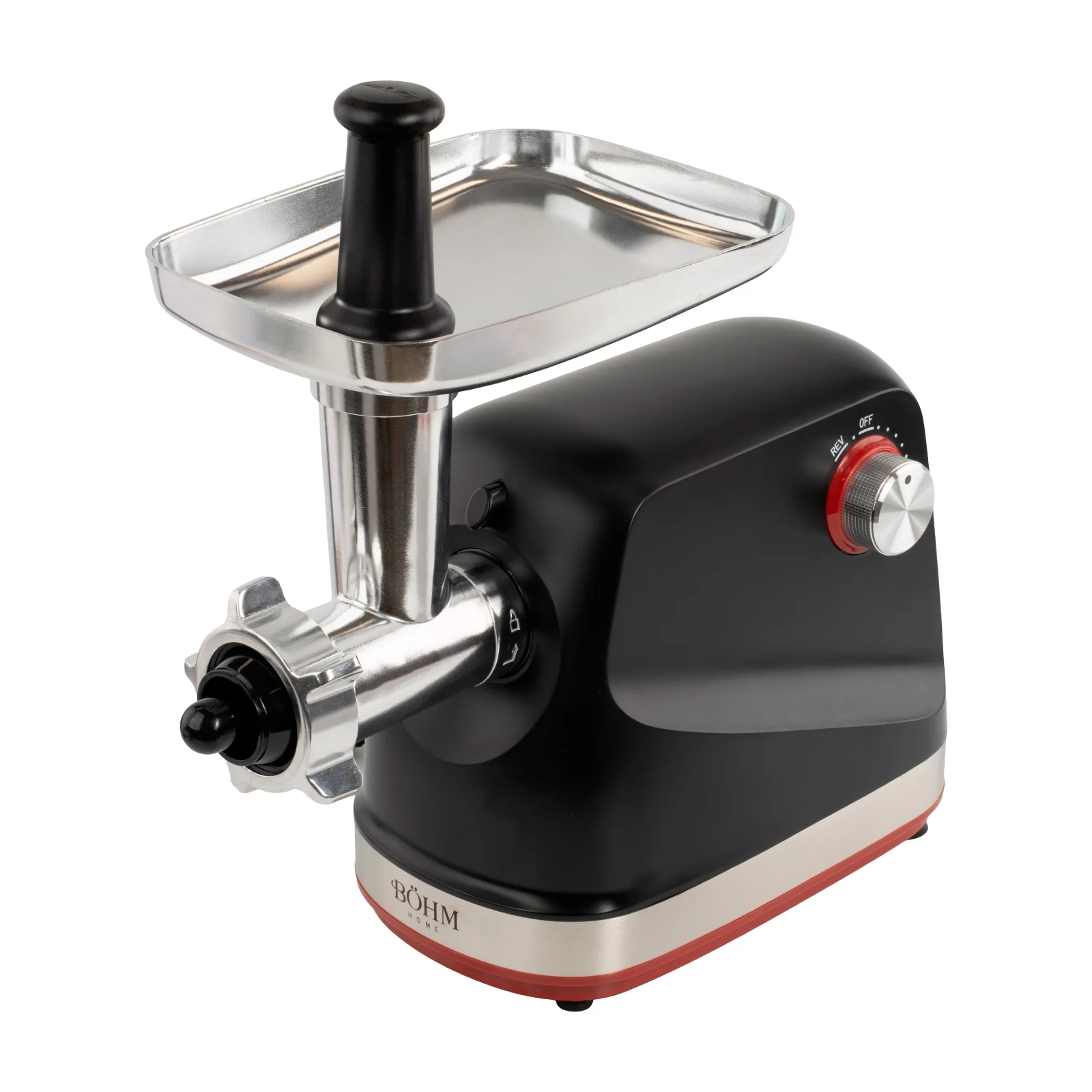 Masina de tocat carne electrica BÖHM BMG2028R – 1,8 Kg/min, 800–1800 W, Site si accesorii incluse [5]