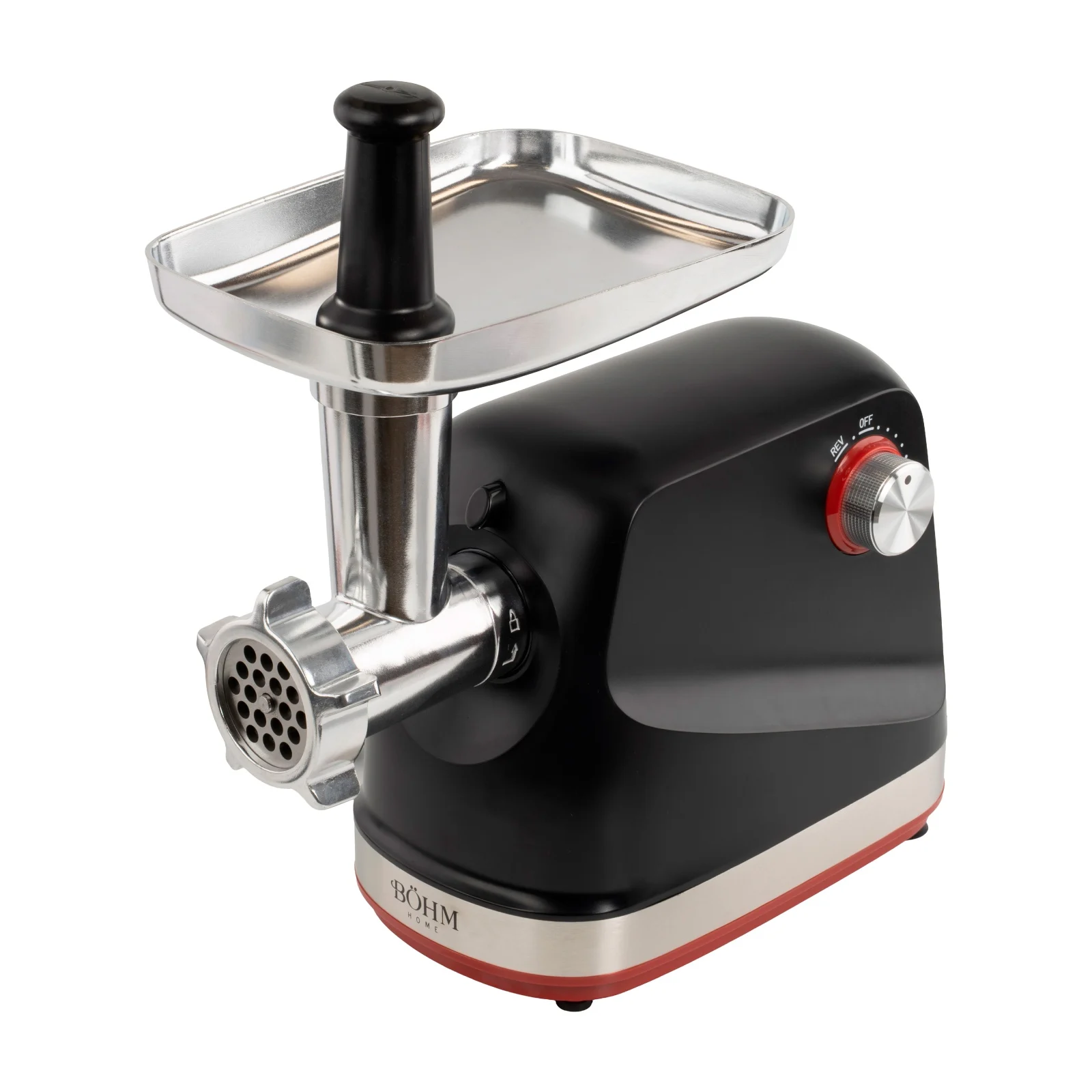 Masina de tocat carne electrica BÖHM BMG2028R – 1,8 Kg/min, 800–1800 W, Site si accesorii incluse [6]