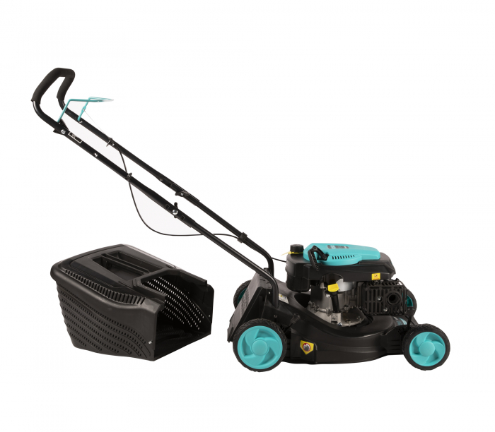 Masina de tuns gazonu pe benzina 16 inch, 3.5 CP, 146CC, 6 trepte de inaltime, 40L, mulcire,Detoolz DZ-M104 [13]