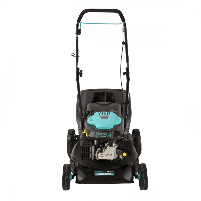 Masina de tuns gazonu pe benzina 16 inch, 3.5 CP, 146CC, 6 trepte de inaltime, 40L, mulcire,Detoolz DZ-M104 [8]