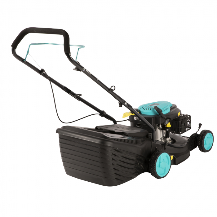 Masina de tuns gazonu pe benzina 16 inch, 3.5 CP, 146CC, 6 trepte de inaltime, 40L, mulcire,Detoolz DZ-M104 [14]