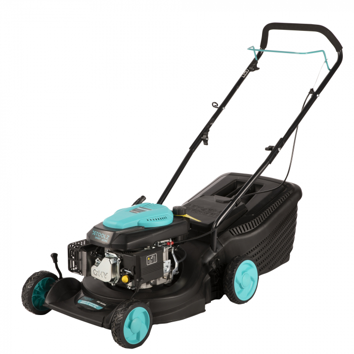 Masina de tuns gazonu pe benzina 16 inch, 3.5 CP, 146CC, 6 trepte de inaltime, 40L, mulcire,Detoolz DZ-M104 [2]