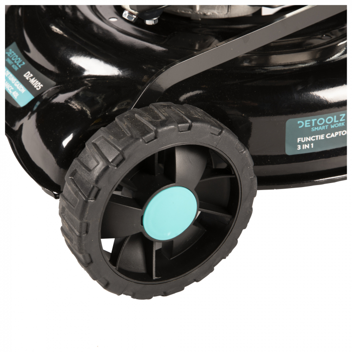Masina de tuns iarba pe benzina Detoolz DZ-M105, 2.6 KW, 2900RPM, 40L, 5 trepte inaltime, mulcire [5]
