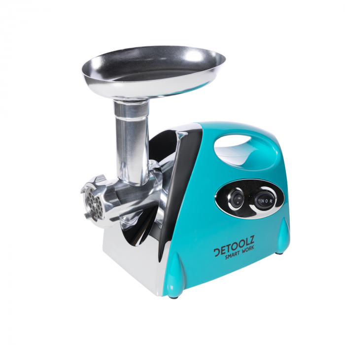 Masina electrica de tocat carne 1400W, 1.6 kg/min, accesoriu carnati, rosii, Detoolz DZ-CB100 [10]