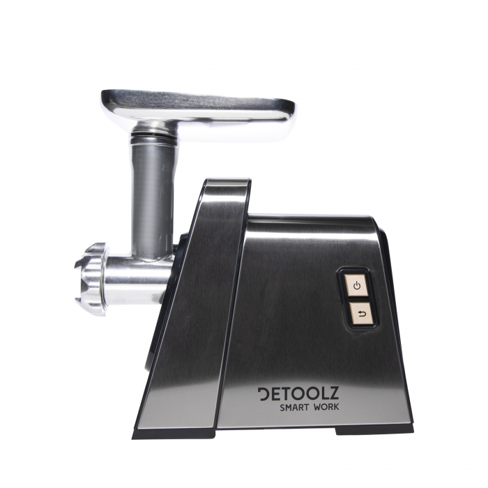 Masina Electrica de Tocat Carne 1400W, INOX, Accesoriu Rosii, Detoolz DZ-CB101 [2]