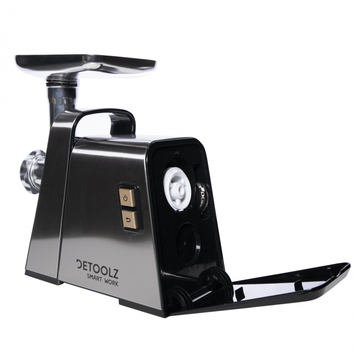 Masina Electrica de Tocat Carne 1400W, INOX, Accesoriu Rosii, Detoolz DZ-CB101 [7]
