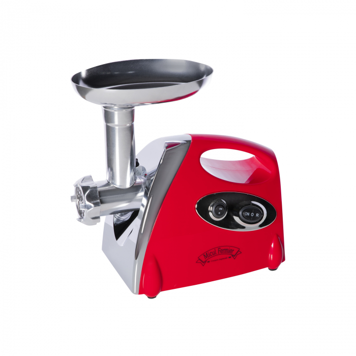 Masina electrica tocat carne 1400W, 1.5Kg/min, rosie, Micul Fermier, GF-0417-S001-G02 [6]