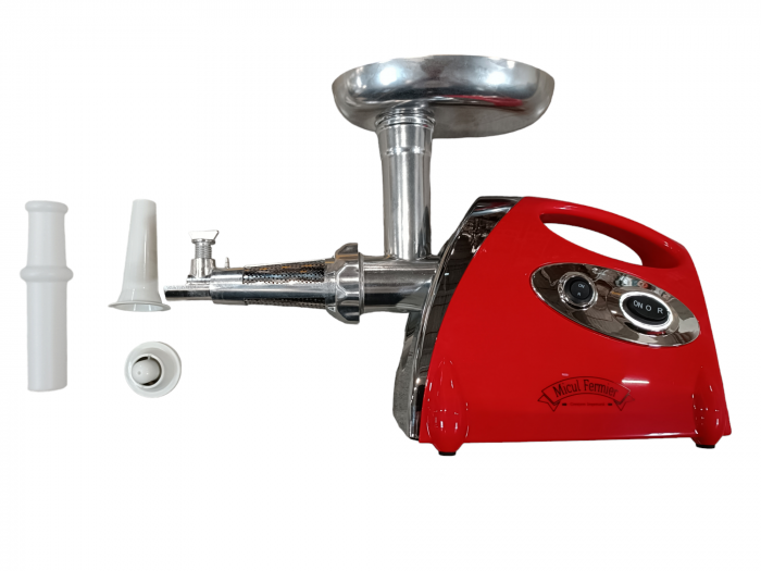 Masina electrica tocat carne 1400W, 1.5Kg/min, rosie, Micul Fermier, GF-0417-S001-G02 [2]