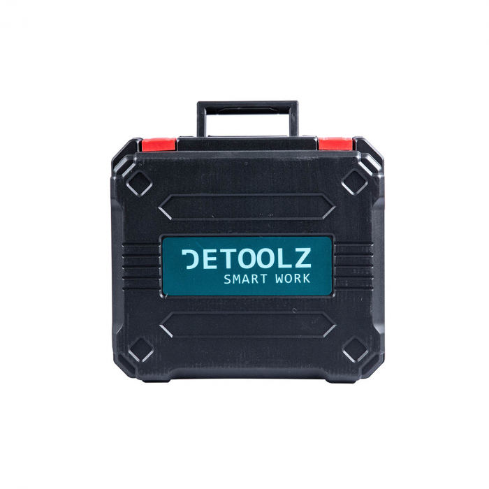 Masina gaurit si insurubat, 2 acumulatori Li-Ion, 18V, geanta transport, Detoolz DZ-SE128 [5]