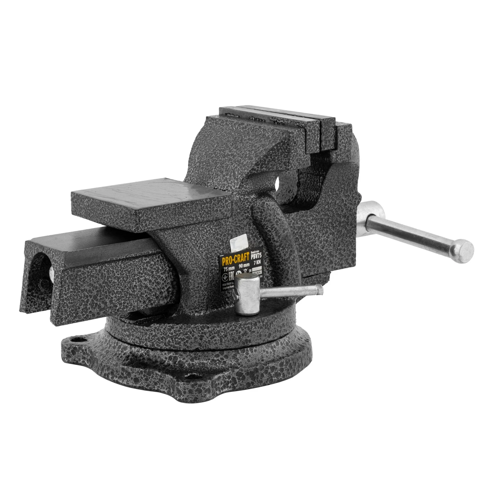 Menghina de banc Procraft PBV75 – 7 KN, prindere sigura pentru atelier [2]