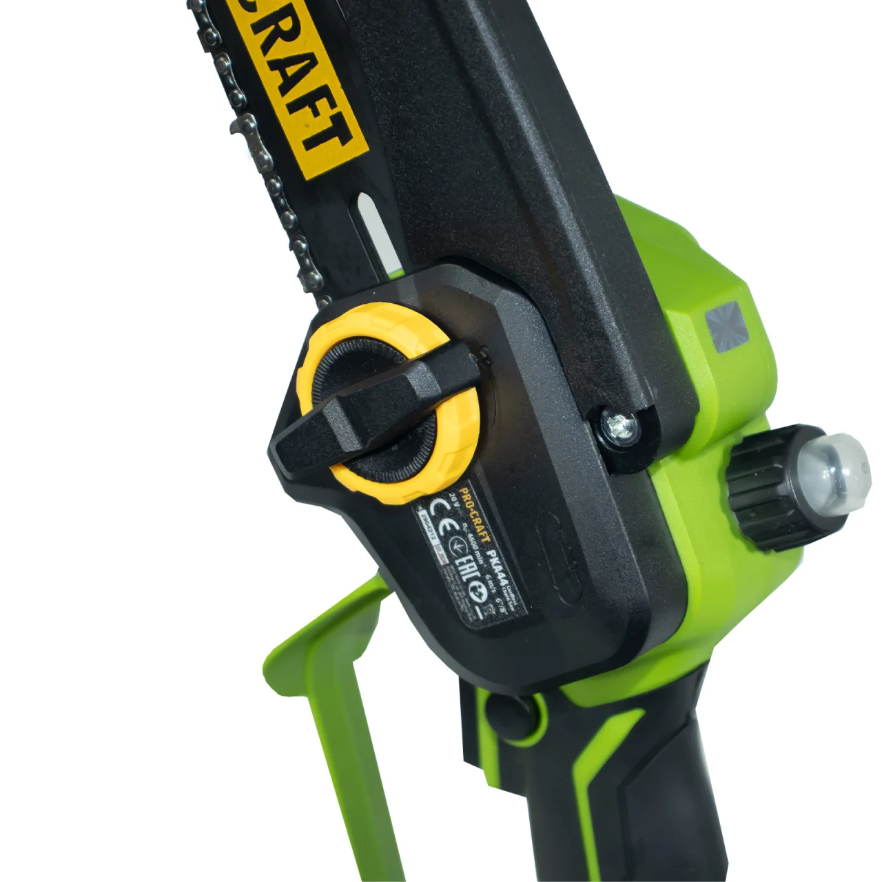 Mini Fierastrau cu acumulator 21V/1.5Ah, 2 lanturi, 2 lame, sistem de ungere lant, PROCRAFT PKA44 [3]