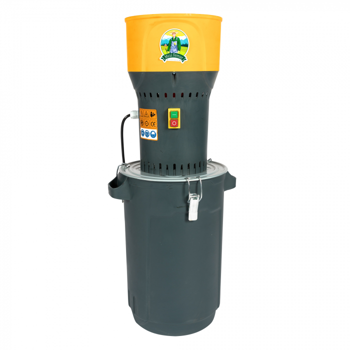 Moara cereale electrica 1000W, 19000 rpm cu galeata plastic 25L [3]