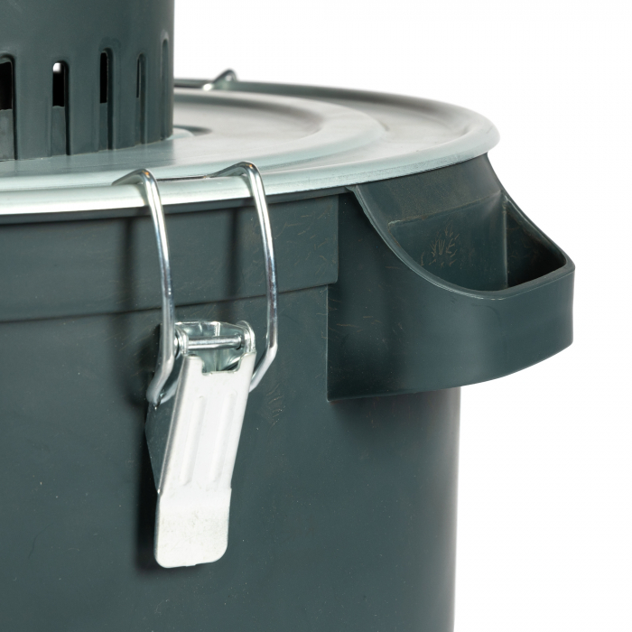 Moara cereale electrica 1300W, 19000 rpm cu galeata plastic 60L [4]