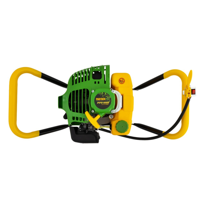 Motoburghiu PartnerPro PPE1500, 52cc, 1,5 kW, 2 CP. Burghiu Ø150 x 800 mm inclus [8]