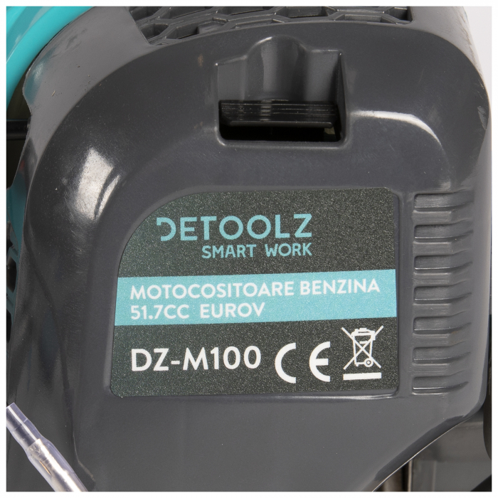 Motocoasa pe benzina 2timpi, euro V, 1.9 CP, 1.4 Kw, 51.7 CC, Detoolz DZ-M100 [3]