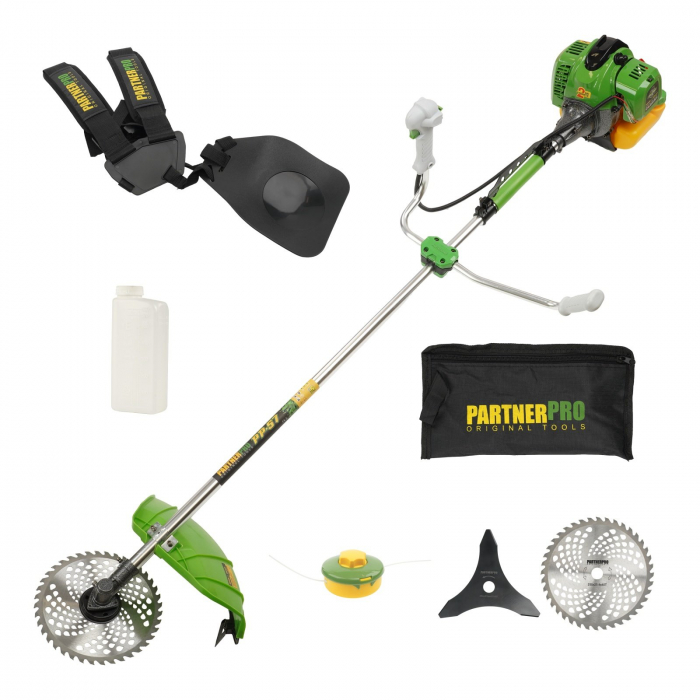 Motocoasa pe benzina PartnerPro PP57 ,6CP ,52CC, 2T, 10.000RPM Accesorii Incluse [6]