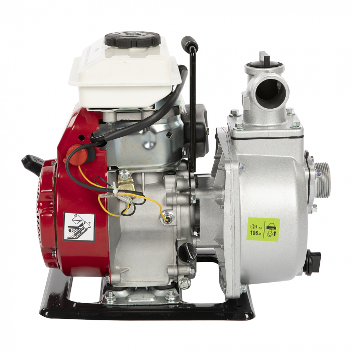 Motopompa pe benzina, 4 timpi, 3.5Cp, racord 1,5 inch, 18000 L/h, cu suport, Micul Fermier GF-2060 [7]