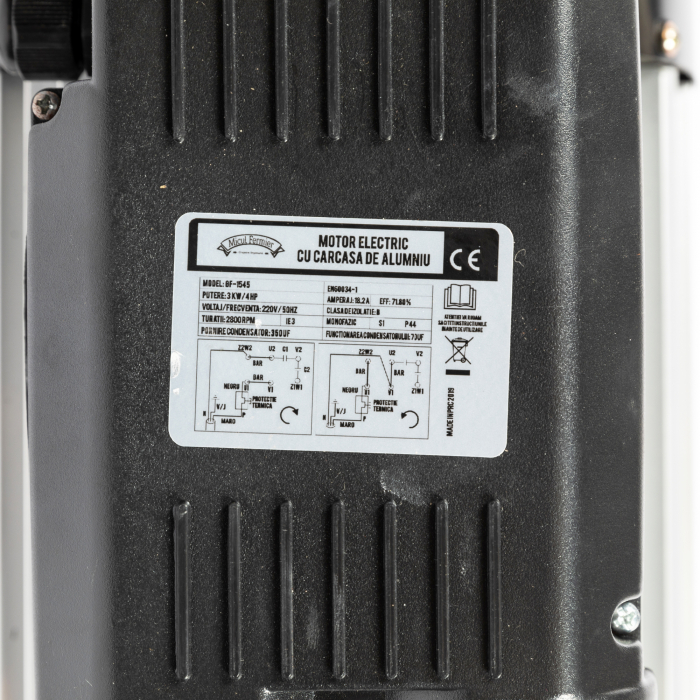 Motor electric 2800 rpm, 3KW, cu carcasa de aluminiu, Micul Fermier GF-1545 [4]
