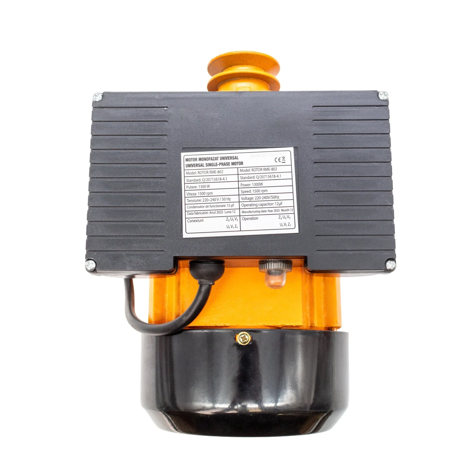 Motor electric monofazat ROTOR RME802, 1.3 kW, 1500 RPM, bobinaj din cupru [4]
