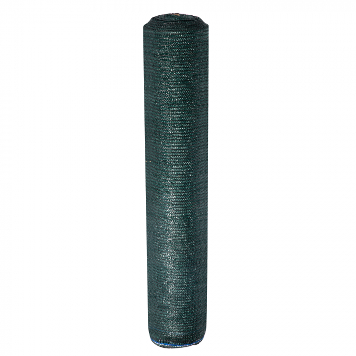 Plasa umbrire 1.5 m x 20 m, densitate 120 g, verde, din polietilena HDPE, protectie UV/IR [3]