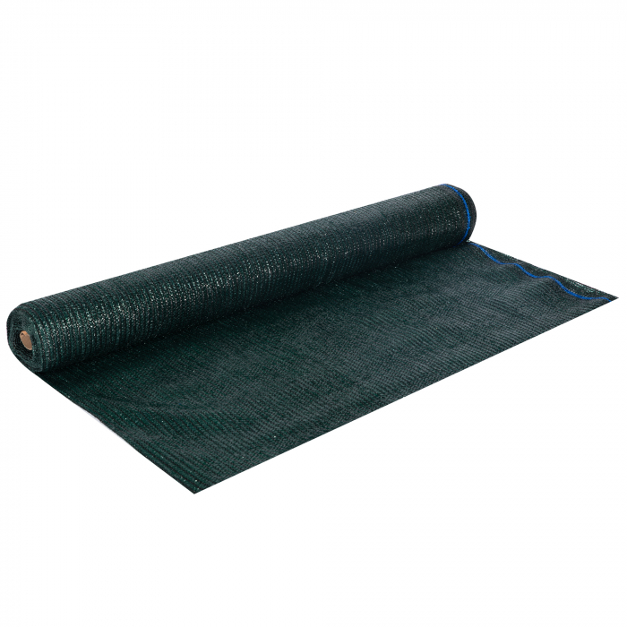 Plasa umbrire 1.7 m x 20 m, densitate 80 g, verde, din polietilena HDPE, protectie UV/IR [1]