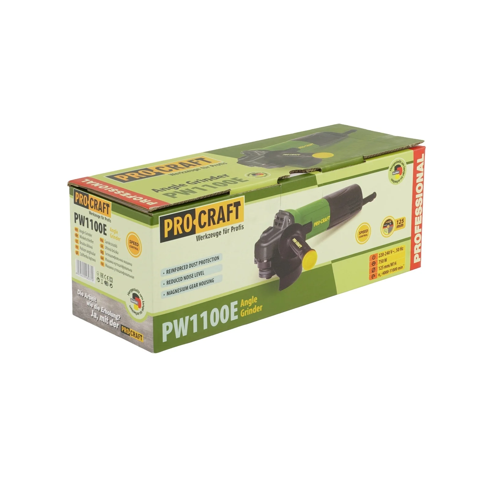 Polizor Unghiular cu Variator ProCraft PW1100E, 750W, 11000 RPM, Disc 125 mm [4]