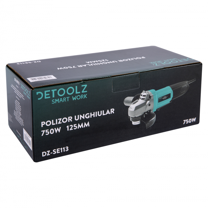 Polizor unghiular / Flex 750W, 12000 RPM, 125mm, Detoolz DZ-SE113 [7]