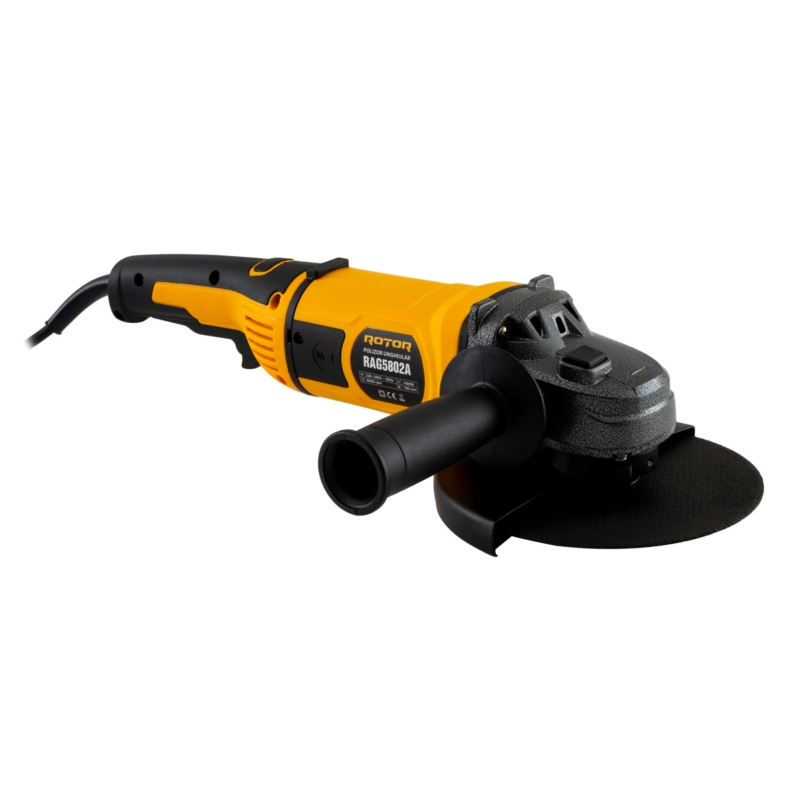 Polizor Unghiular ROTOR RAG5802A, 1400W, Disc 180 mm, 8000 RPM, Flex Electric Profesional [4]