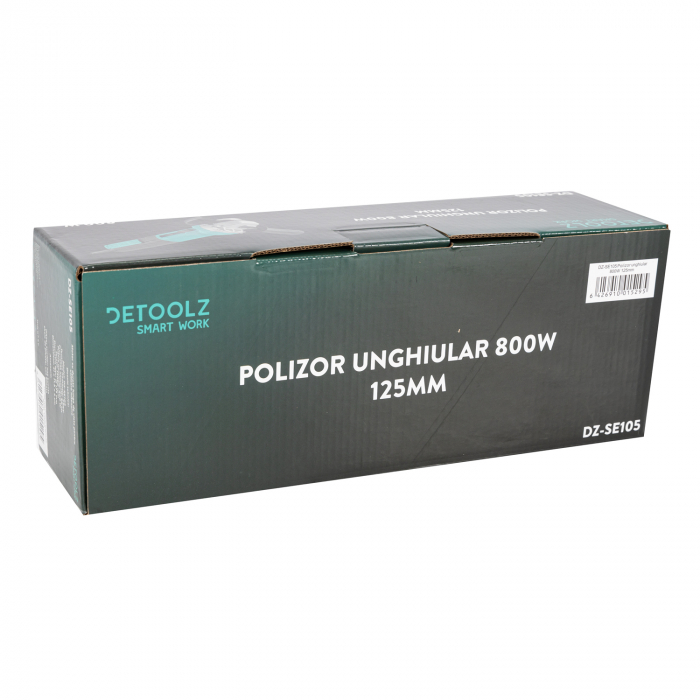 Polizorul unghiular / Flex 800W, disc 125mm, Detoolz DZ-SE105 [4]