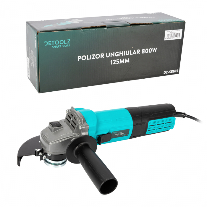 Polizorul unghiular / Flex 800W, disc 125mm, Detoolz DZ-SE105 [2]